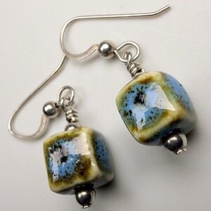 Rustic Ceramic Earrings